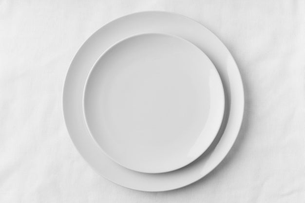 Top View Of Table Dishes Mock-Up Psd