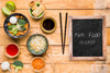 Top View Of Thai Food Concept Mock-Up Psd