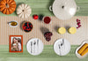 Top View Of Thanksgiving Scene Creator Mock-Up Psd