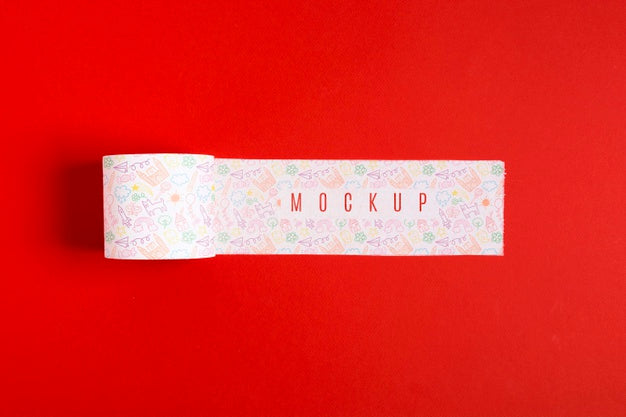 Top View Of Toilet Paper Roll Psd