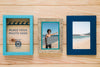 Top View Of Variety Of Frames Psd