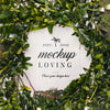 Top View Of Vegetation Wreath Mock-Up Psd