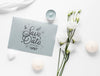 Top View Of Wedding Card With Roses And Candles Psd