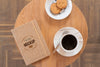 Top View On Cup Of Coffee With Notebook  Mockup Psd