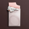 Top View On Pink Chocolate Packaging Mockup Psd