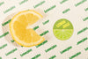 Top View Organic Slice Of Lemon Psd