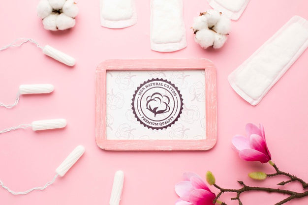 Top View Personal Care Accessories With Mock-Up Psd