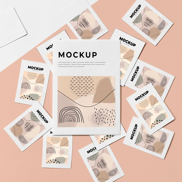 Top View Poster Mockup Psd