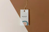 Top View Product Tag Mock-Up Psd