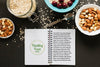 Top View Selection Of Cereals And Nuts Concept Psd
