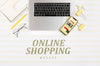 Top View Shopping Online Psd