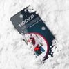 Top View Smartphone In Snow Psd