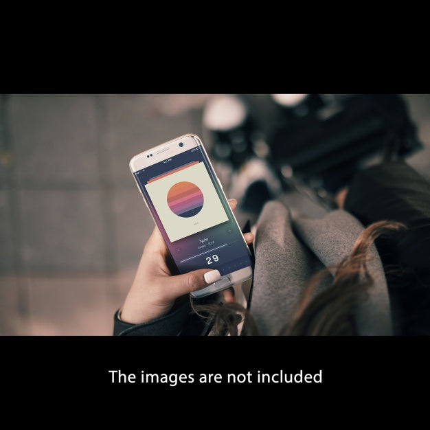 Top View Smartphone Mock Up Psd