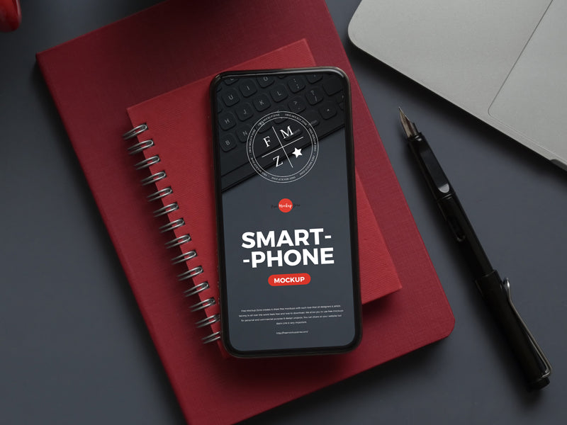 Top View Smartphone Mockup