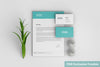 Top View Stationery Mockup With Scene Generator