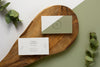 Top View Stationery On Wood Psd
