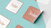 Top View Sticker Collection Mock Up Psd