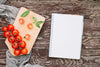 Top View Tomatoes On Table Psd