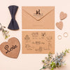 Top View Wedding Invitation With Bow Tie Psd