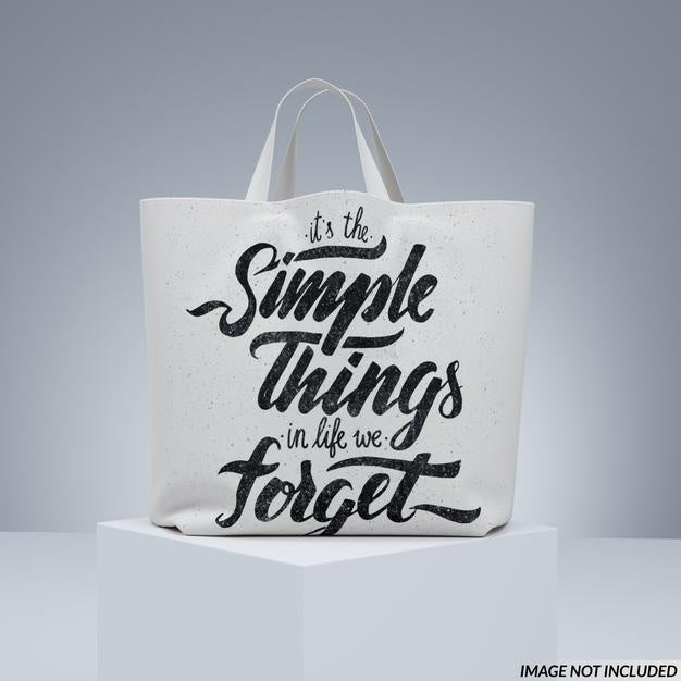 Tote Canvas Bag Psd