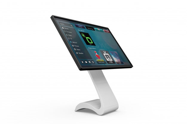 Touchscreen Information Board Mockup Psd