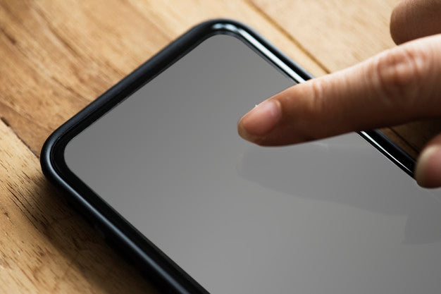 Touchscreen Mobile Phone Mockup Psd