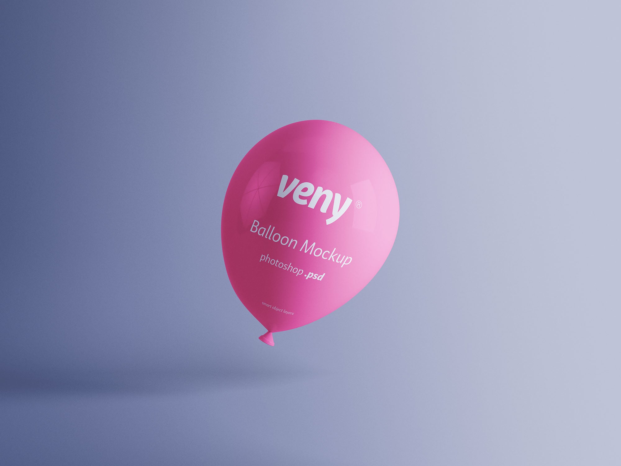 Transparent Balloon Mockup