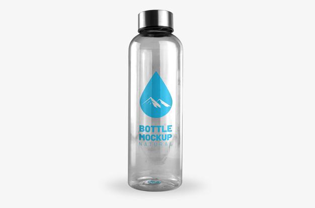 Transparent Bottle Mockup Psd