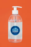 Transparent Bottle Of Liquid Soap Psd