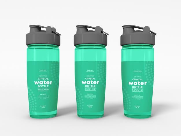 Clear Plastic Water Bottle Mockup - Free Download Images High