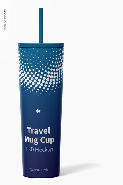 Travel Mug Cup Mockup Psd