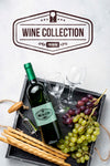 Tray With Bottle Of Wine Psd