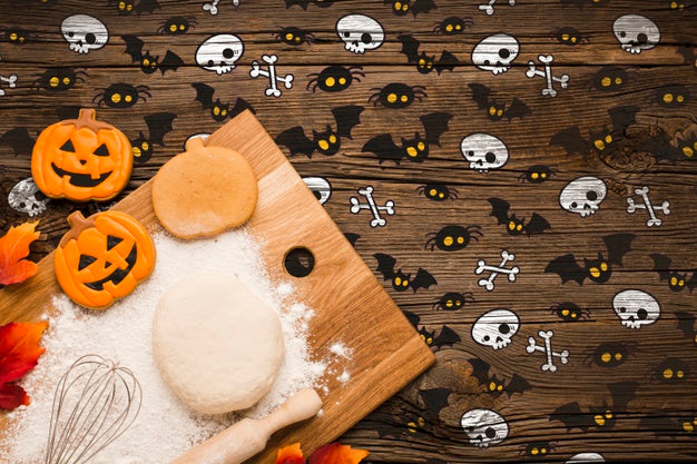 Treats Dough And Baking Process Psd