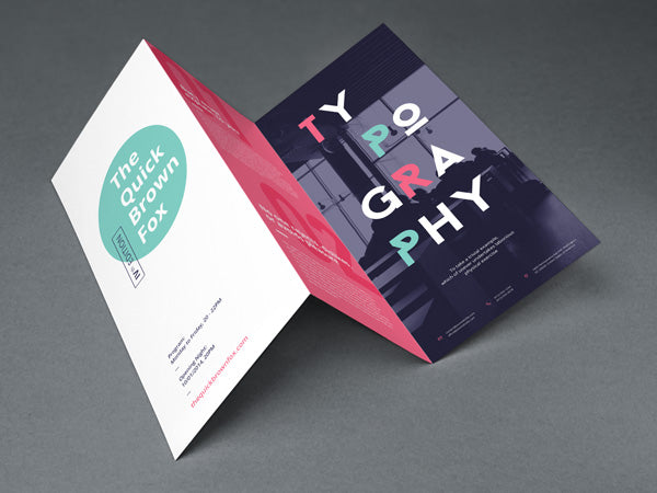 Tri Fold Brochure Mockup