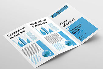 Tri Fold Flyer Mockup
