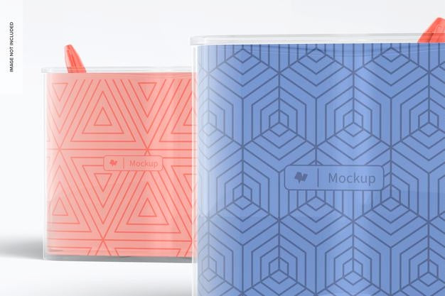 Triangle Pen Holders Mockup, Close Up Psd