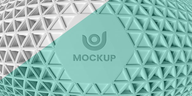 Triangular 3D Background Psd