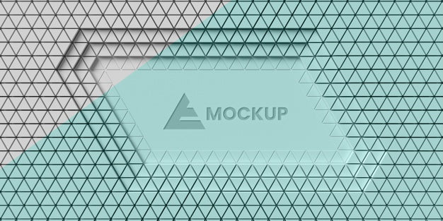 Triangular 3D Background Psd