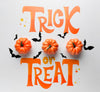 Trick Or Treat Message For Halloween Day Psd