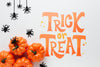 Trick Or Treat Message For Halloween Psd