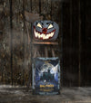 Trick Or Treat Spooky Halloween Mock-Up And Carved Pumpkin Psd