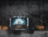 Trick Or Treat Spooky Halloween With Black Branches Psd