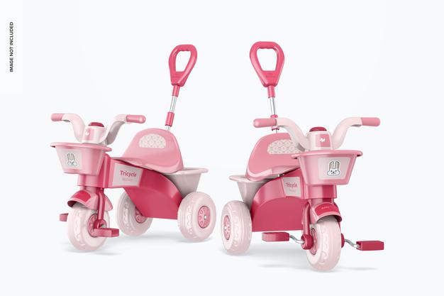 Tricycles Mockup Psd