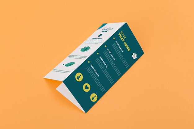 Trifold Brochure Concept Mock-Up Psd