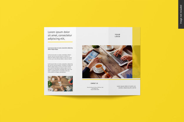 Trifold Brochure Mockup Psd