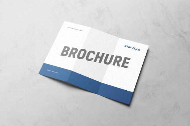 Trifold Brochure Mockup Psd
