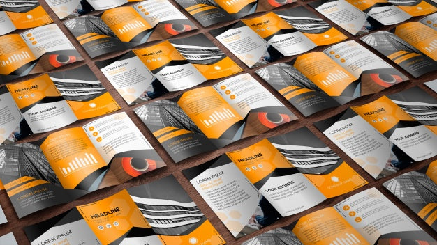 Trifold Brochure Mockup Psd