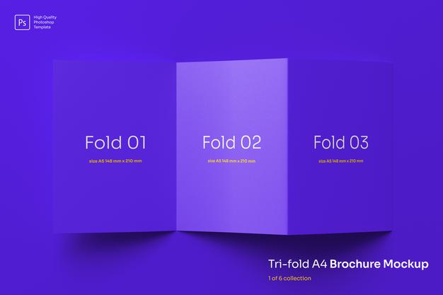 Trifold Brochure Mockup Psd