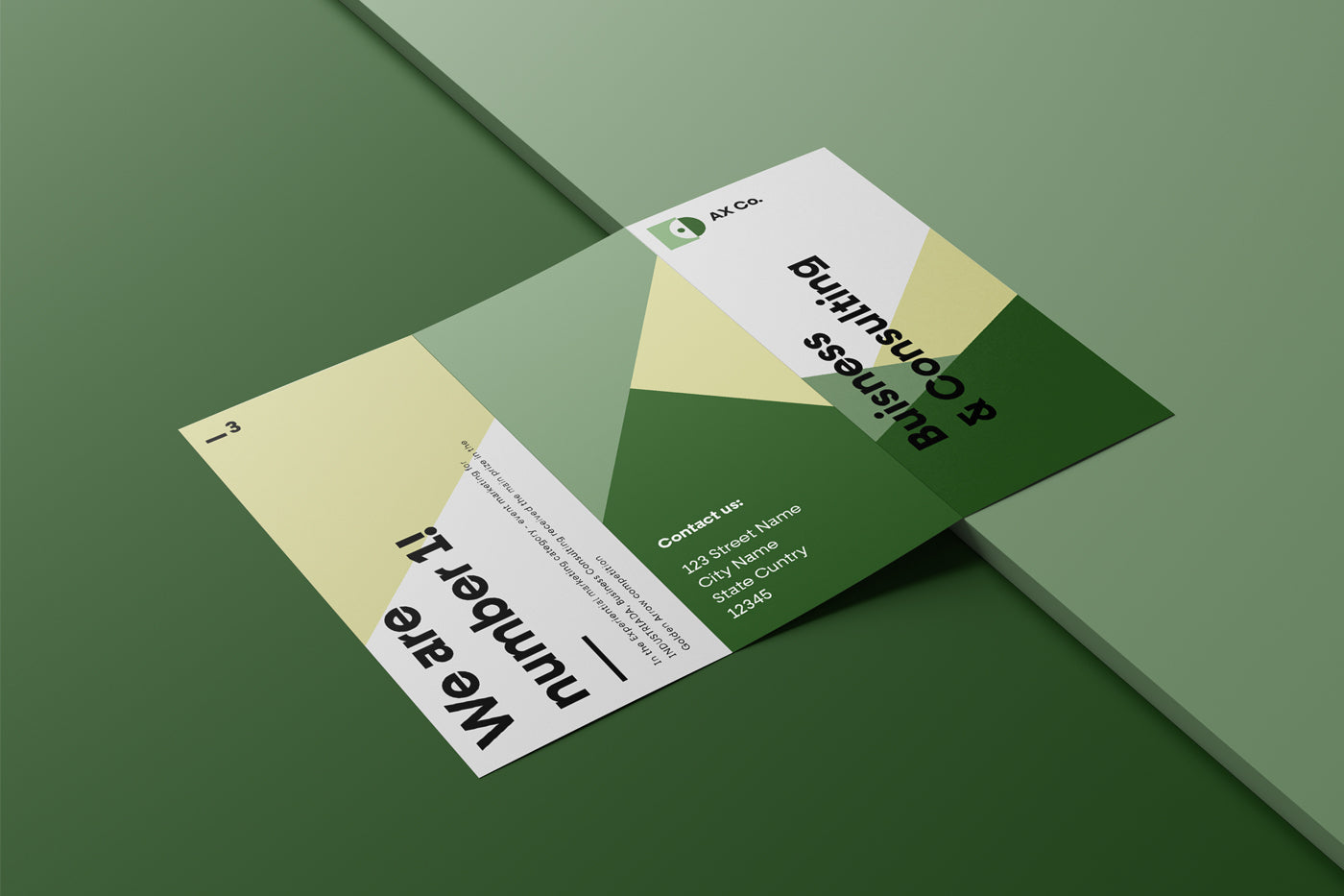 Trifold Brochure Mockup