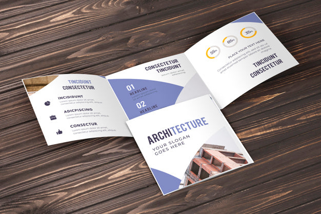 Trifold Business Brochure Mockup Psd